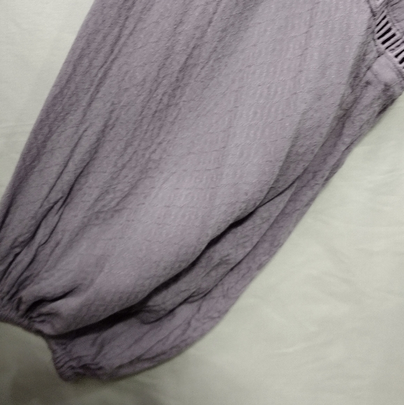 Free People  Dream Girl Wrap Top Women's XS Lavender Boho Retro 90s Y2K - Picture 4 of 12